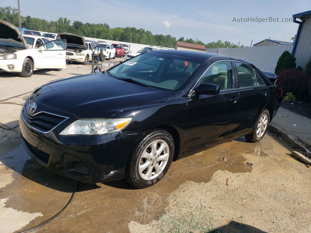 2011 Toyota Camry Base Черный vin: 4T4BF3EK7BR147397