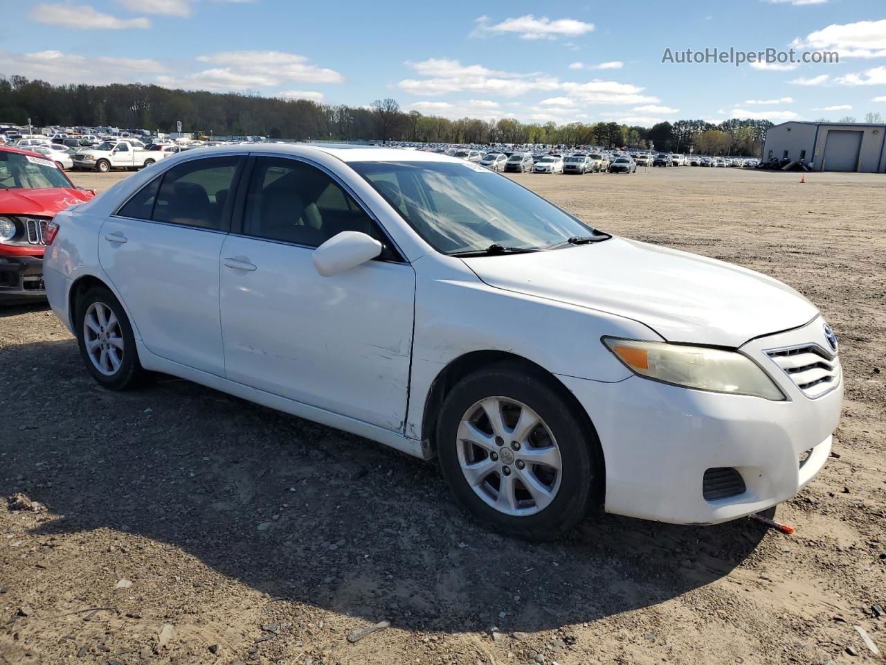 2011 Toyota Camry Base White vin: 4T4BF3EK7BR150512