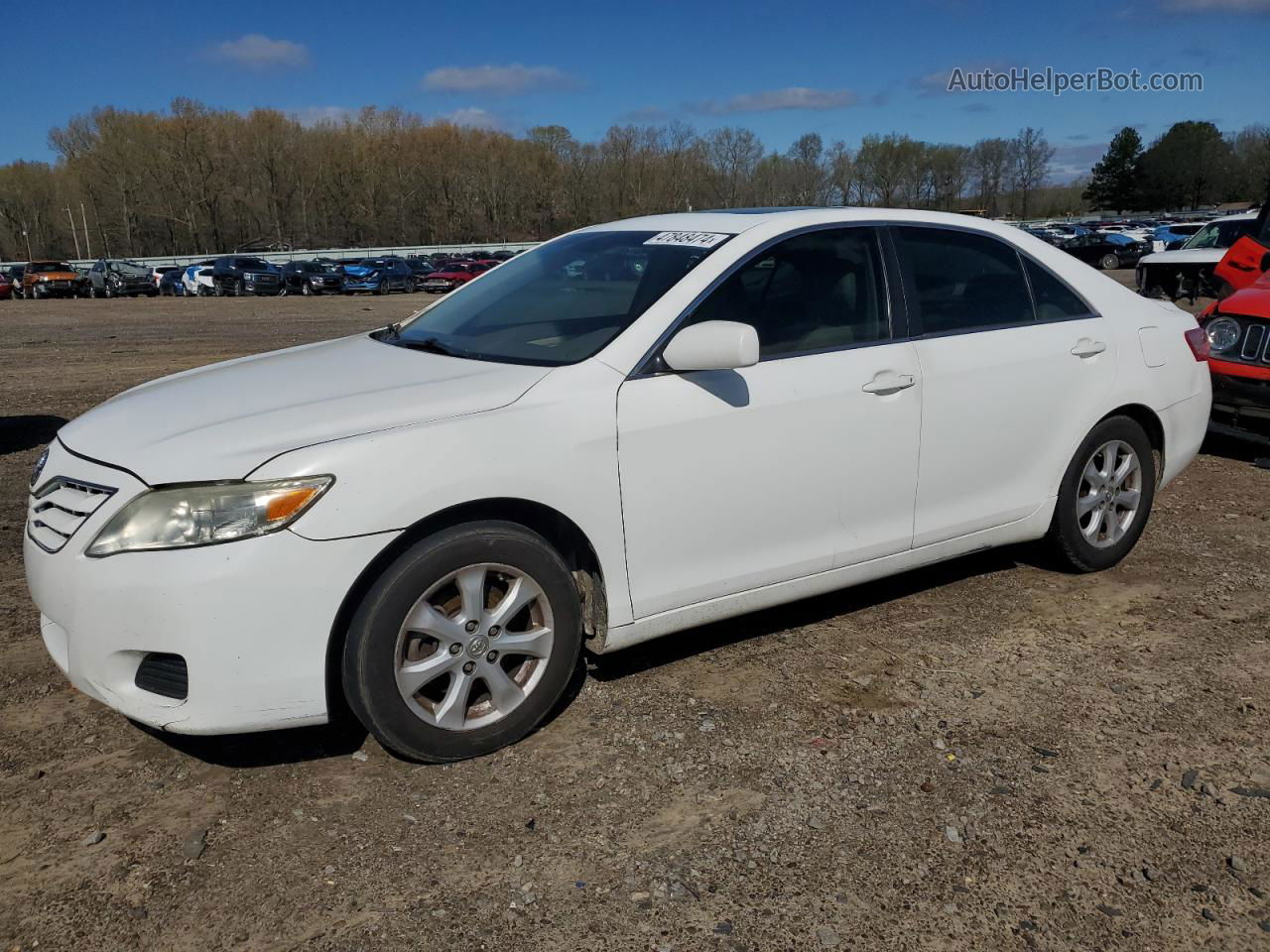 2011 Toyota Camry Base White vin: 4T4BF3EK7BR150512