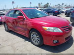 2011 Toyota Camry Xle Red vin: 4T4BF3EK7BR150817