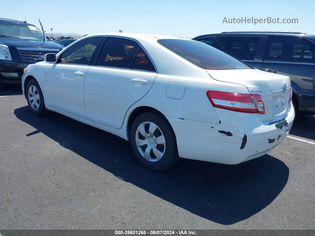 2011 Toyota Camry Le White vin: 4T4BF3EK7BR204553