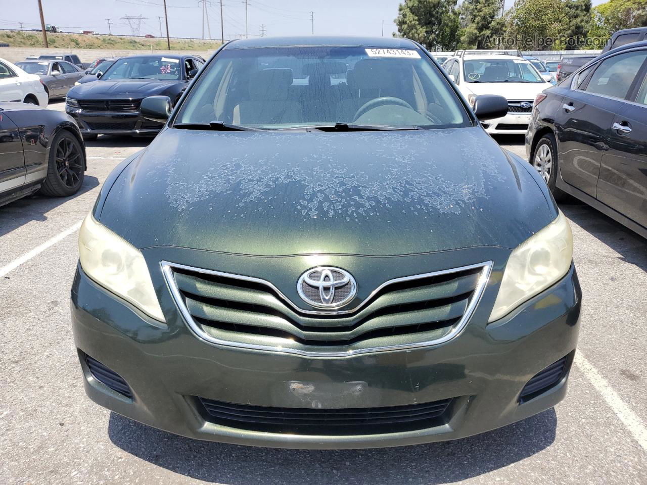 2011 Toyota Camry Base Green vin: 4T4BF3EK8BR113842