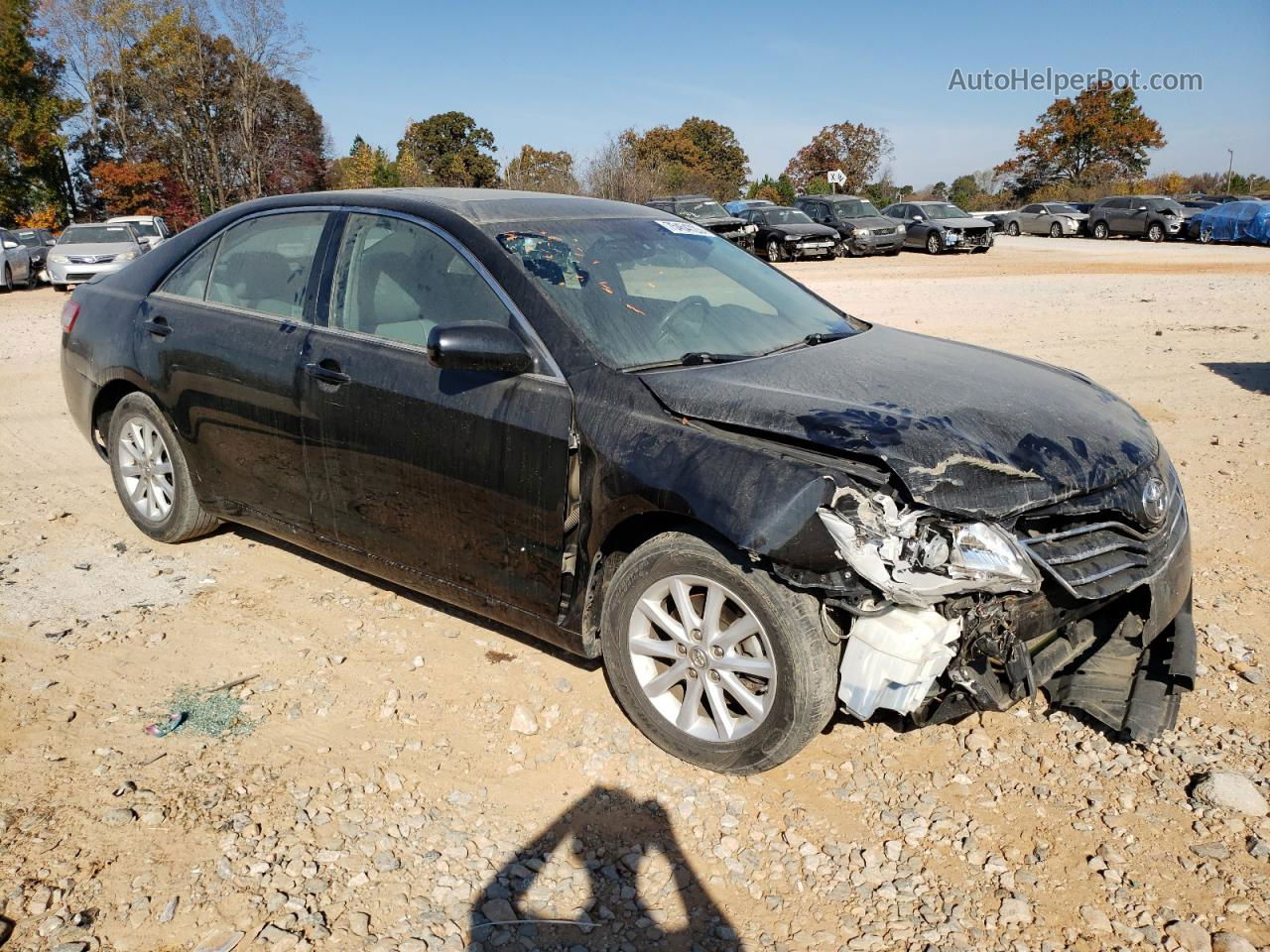 2011 Toyota Camry Base Black vin: 4T4BF3EK8BR115221