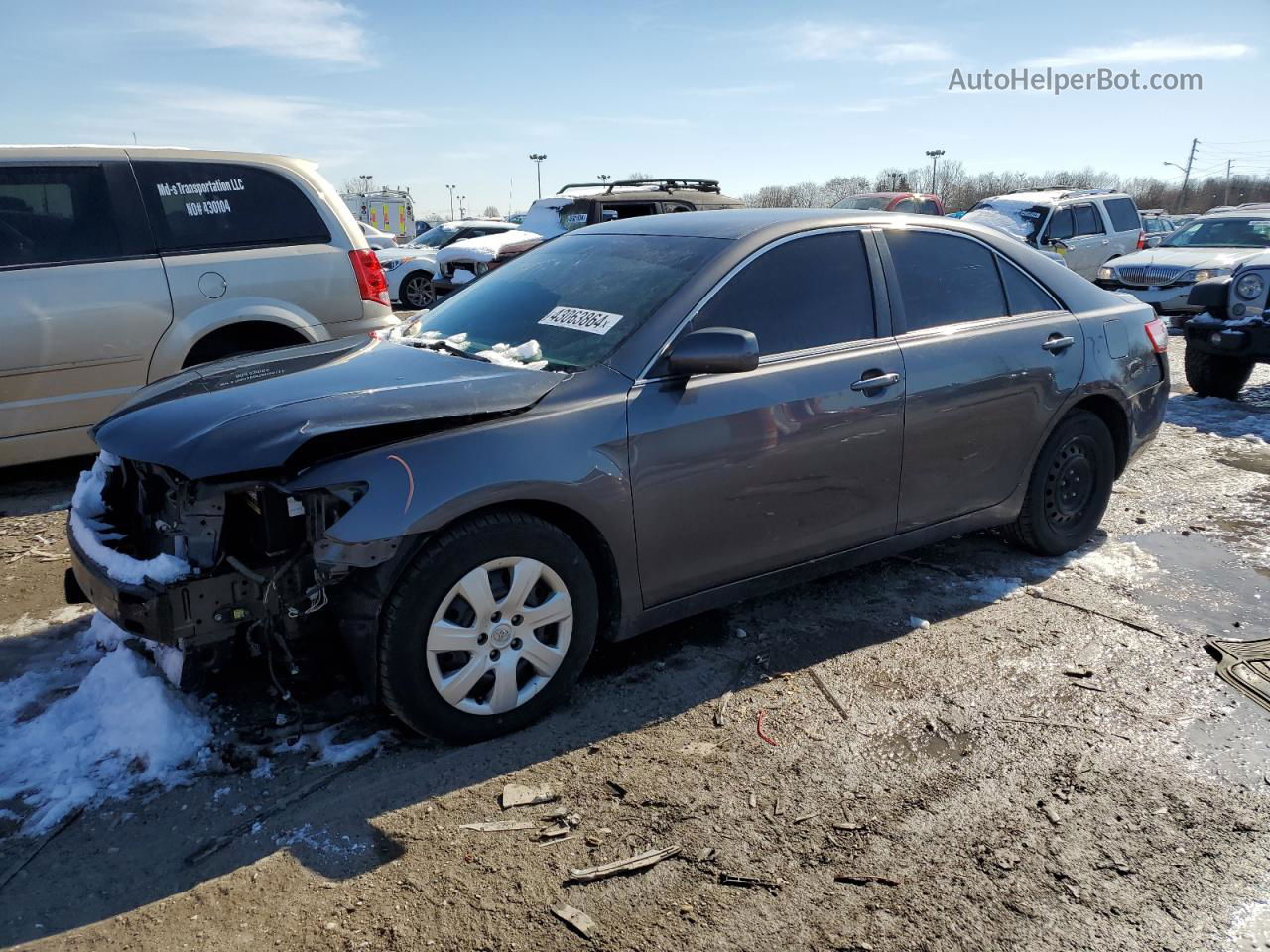 2011 Toyota Camry Base Серый vin: 4T4BF3EK8BR138868