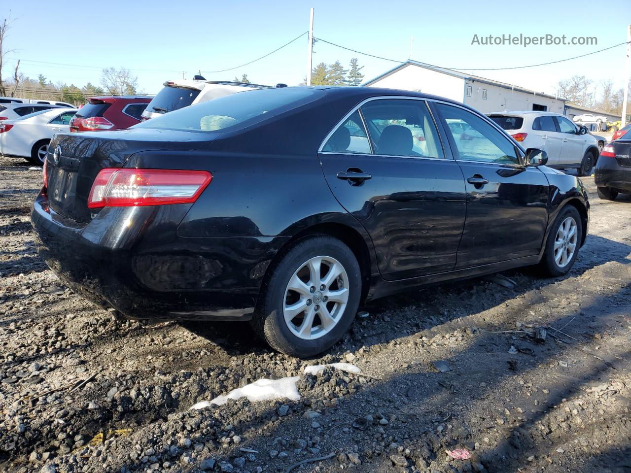 2011 Toyota Camry Base Черный vin: 4T4BF3EK8BR142838