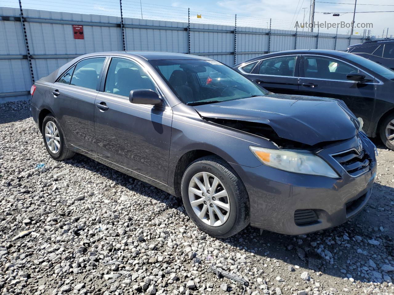 2011 Toyota Camry Base Серый vin: 4T4BF3EK8BR152821