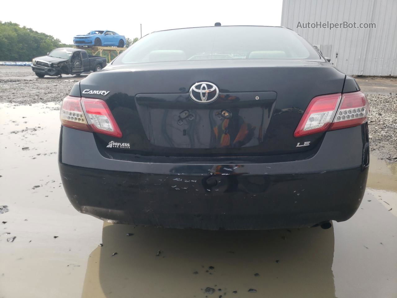 2011 Toyota Camry Base Black vin: 4T4BF3EK8BR180523