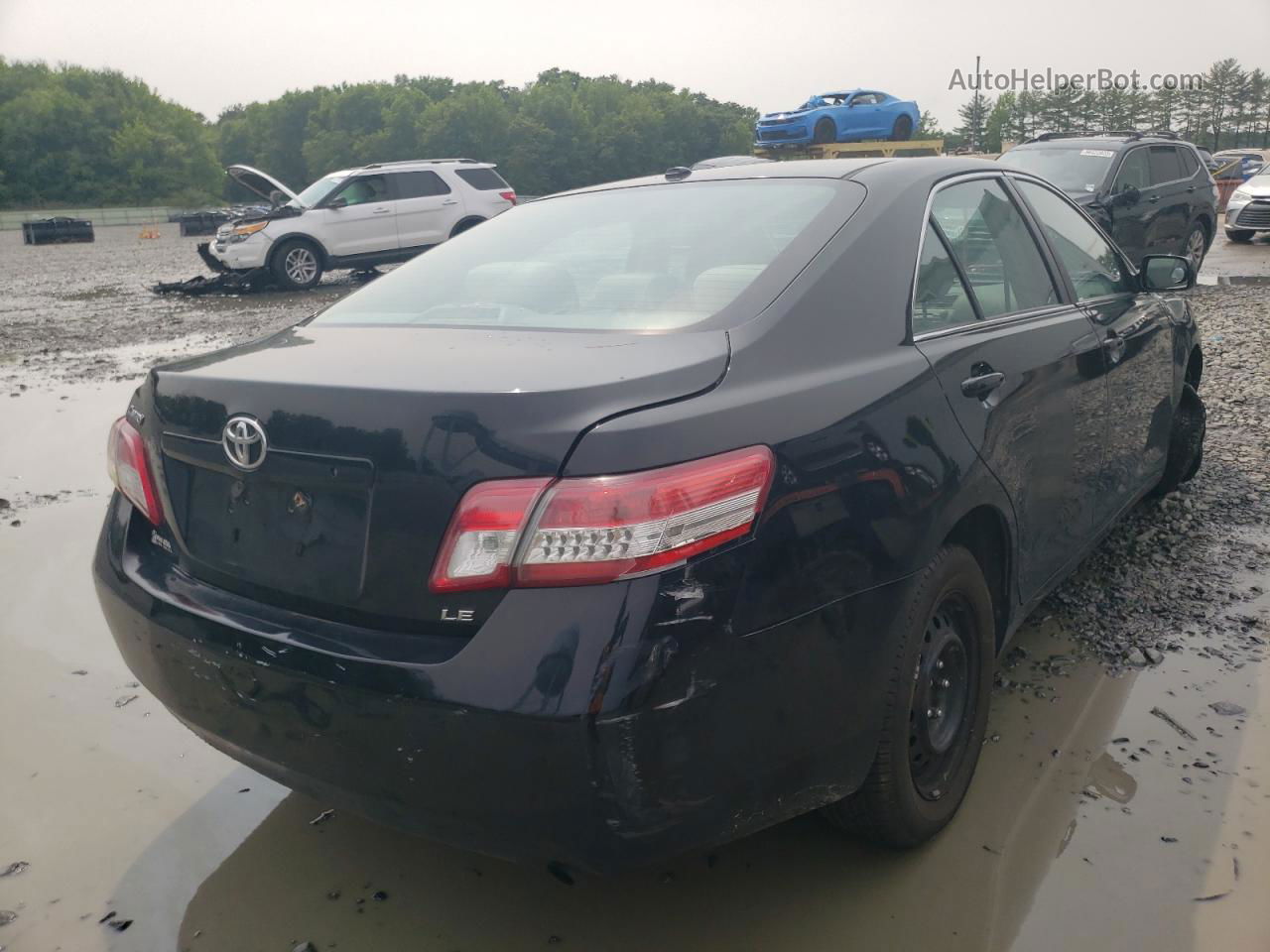 2011 Toyota Camry Base Black vin: 4T4BF3EK8BR180523