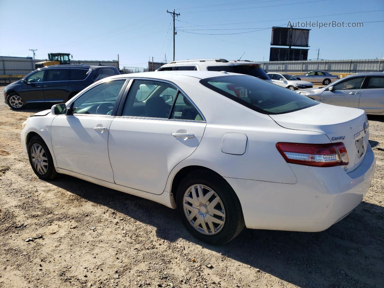 2011 Toyota Camry Base White vin: 4T4BF3EK8BR198164