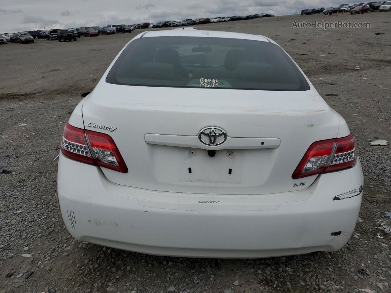 2011 Toyota Camry Base White vin: 4T4BF3EK8BR201905