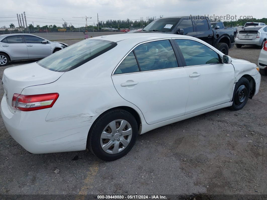 2011 Toyota Camry Le White vin: 4T4BF3EK8BR208014