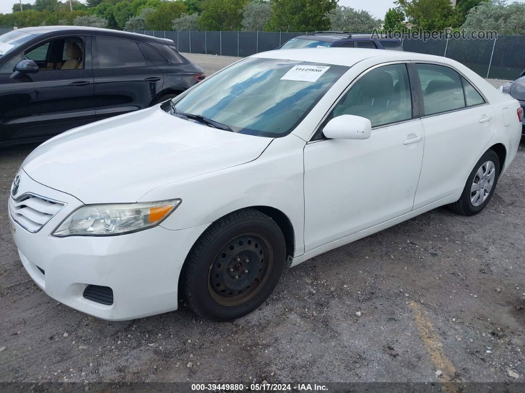 2011 Toyota Camry Le White vin: 4T4BF3EK8BR208014