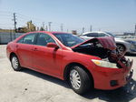 2011 Toyota Camry Base Red vin: 4T4BF3EK9BR090202