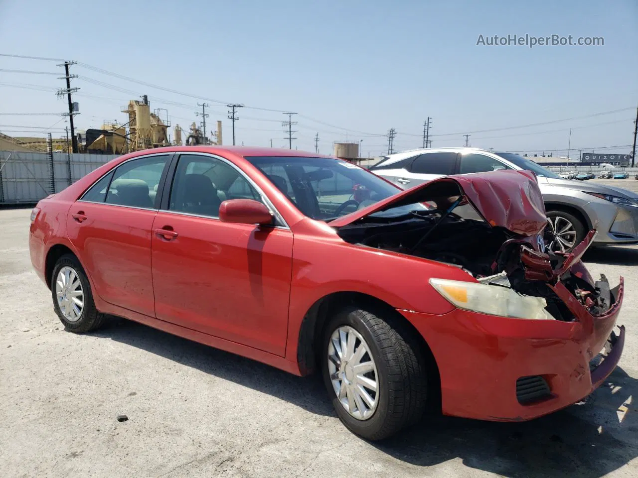 2011 Toyota Camry Base Red vin: 4T4BF3EK9BR090202