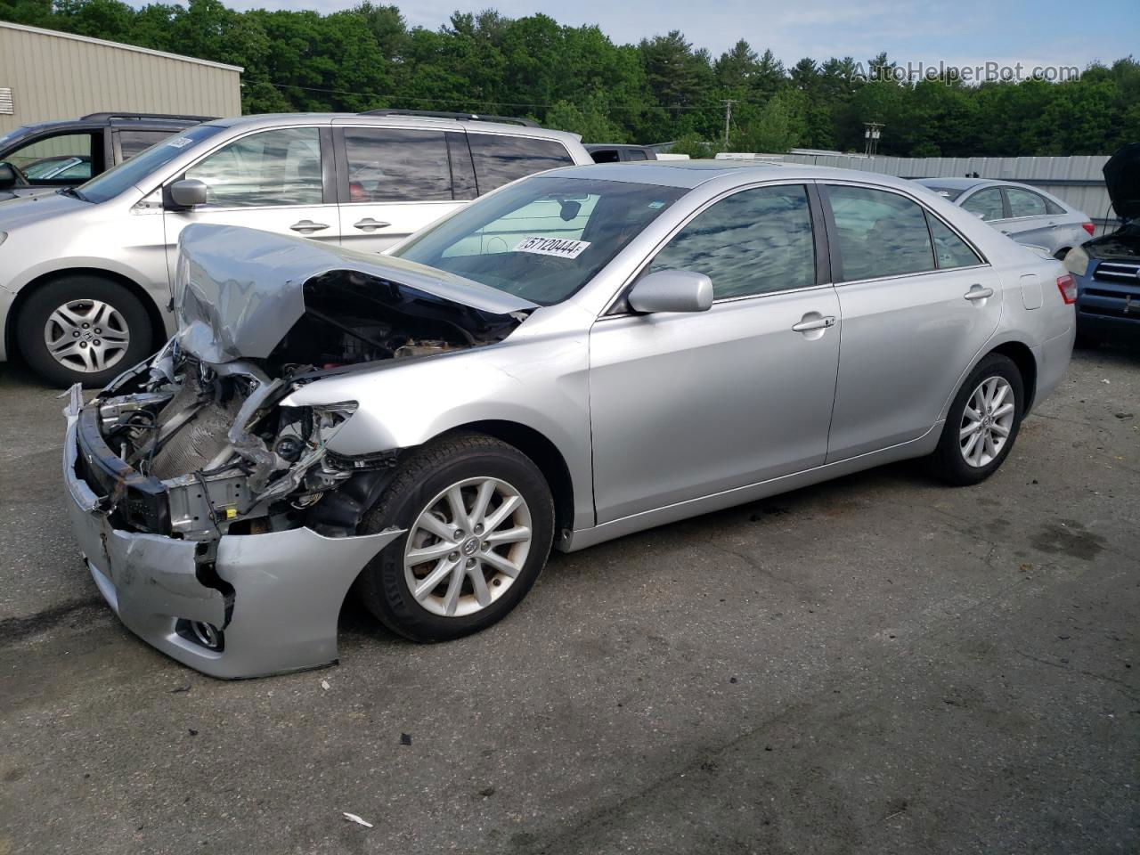 2011 Toyota Camry Base Silver vin: 4T4BF3EK9BR123182