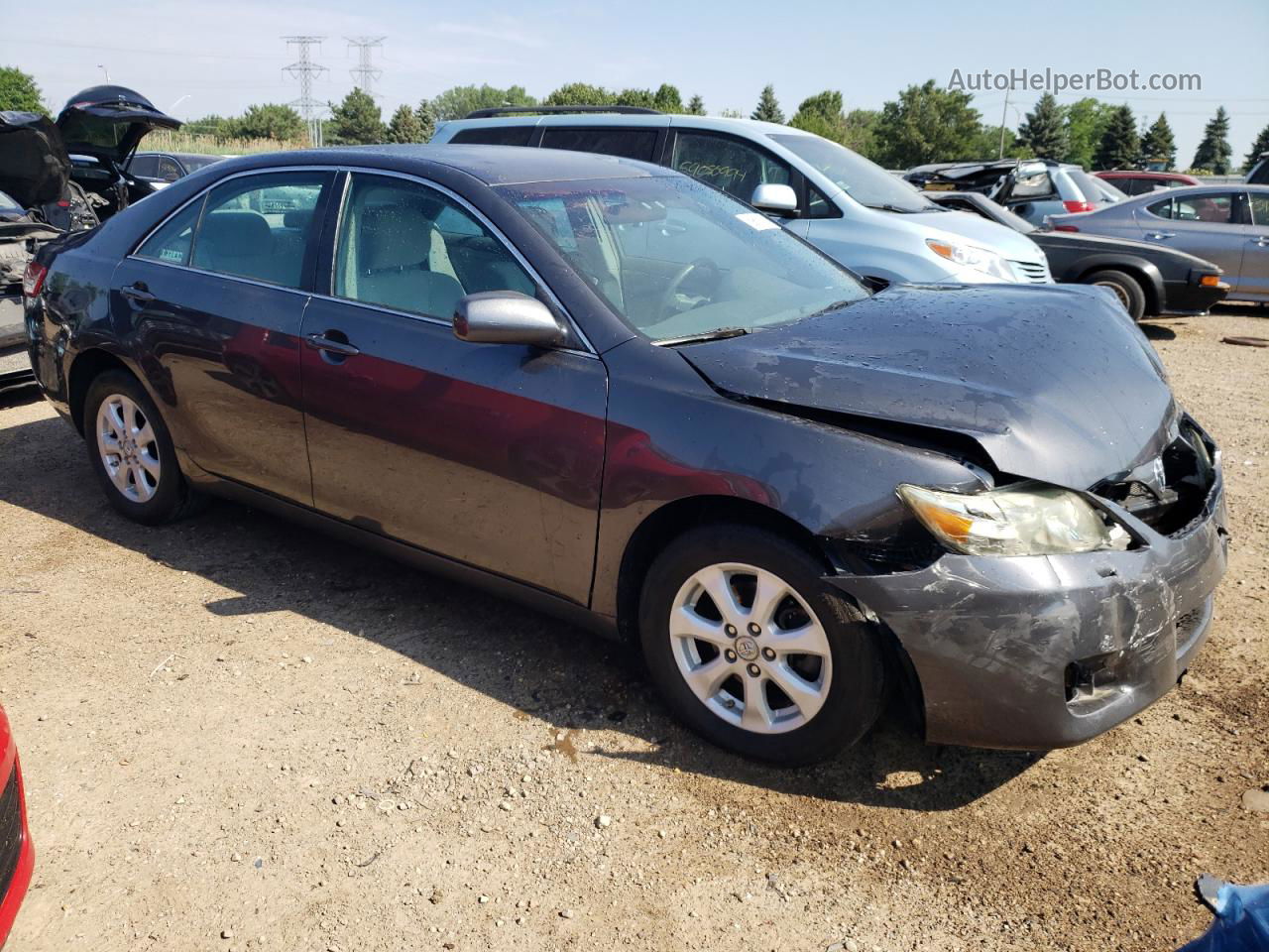 2011 Toyota Camry Base Gray vin: 4T4BF3EK9BR161821