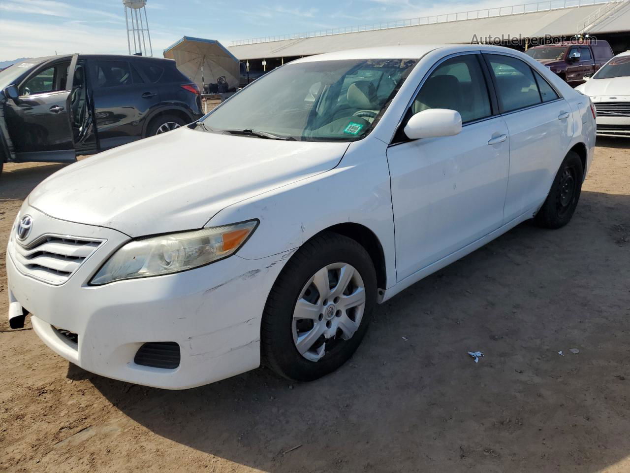 2011 Toyota Camry Base White vin: 4T4BF3EK9BR183611