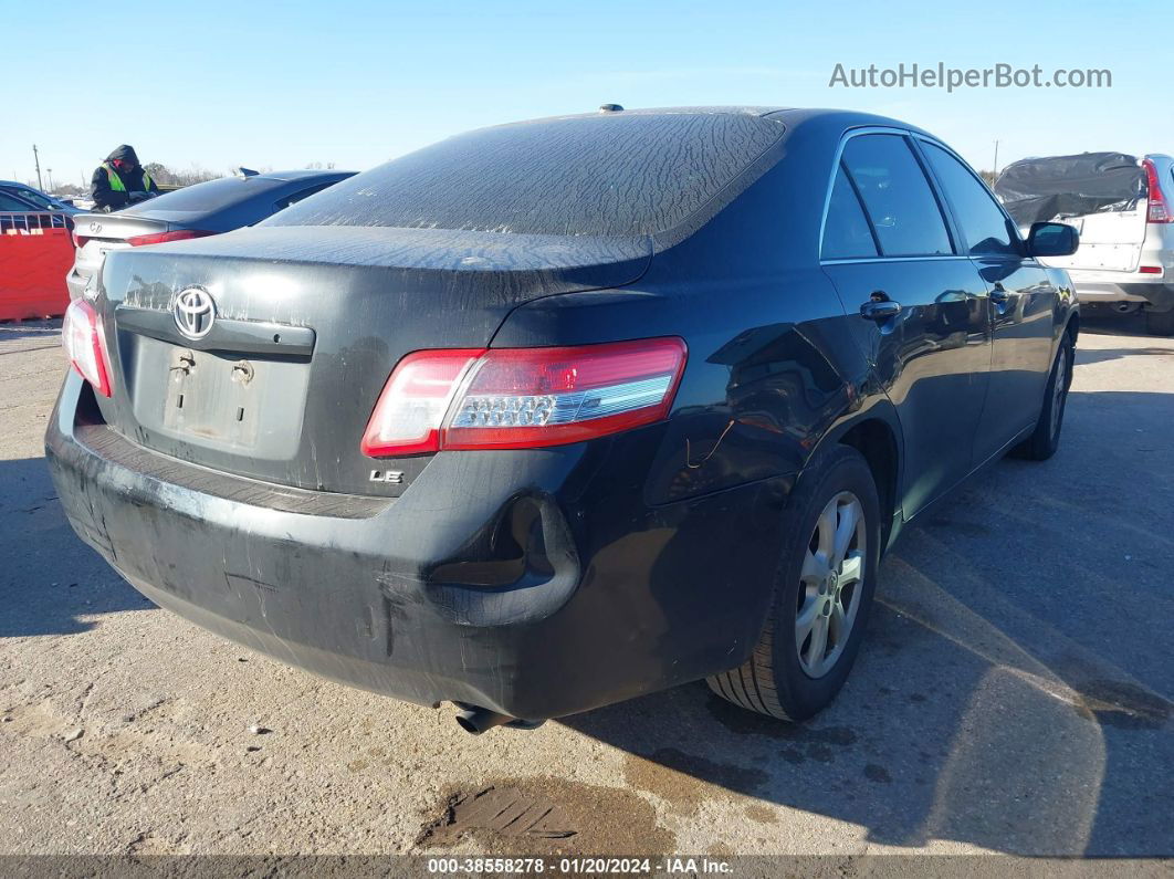 2011 Toyota Camry Le Black vin: 4T4BF3EK9BR216719