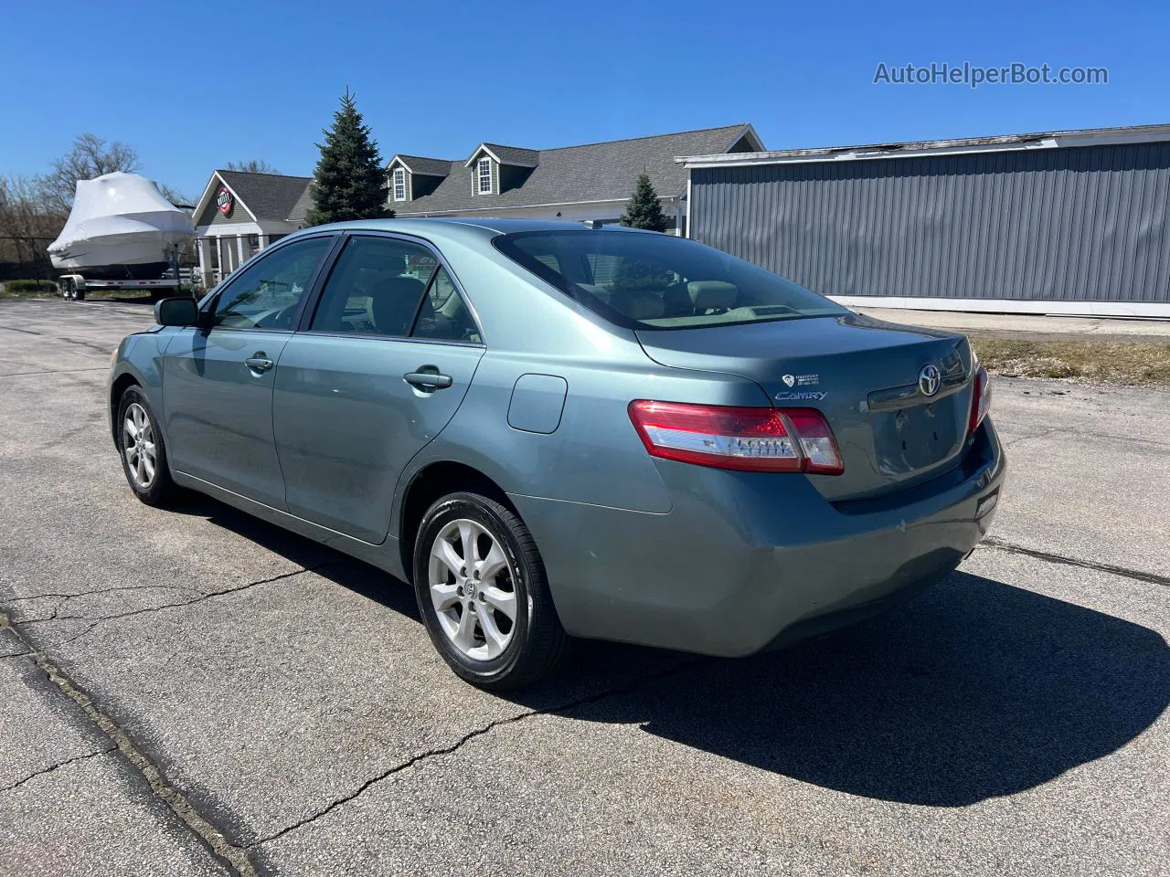 2011 Toyota Camry Base Синий vin: 4T4BF3EKXBR134241