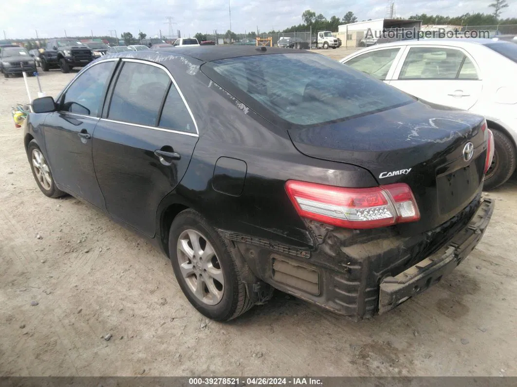 2011 Toyota Camry Le Черный vin: 4T4BF3EKXBR146213