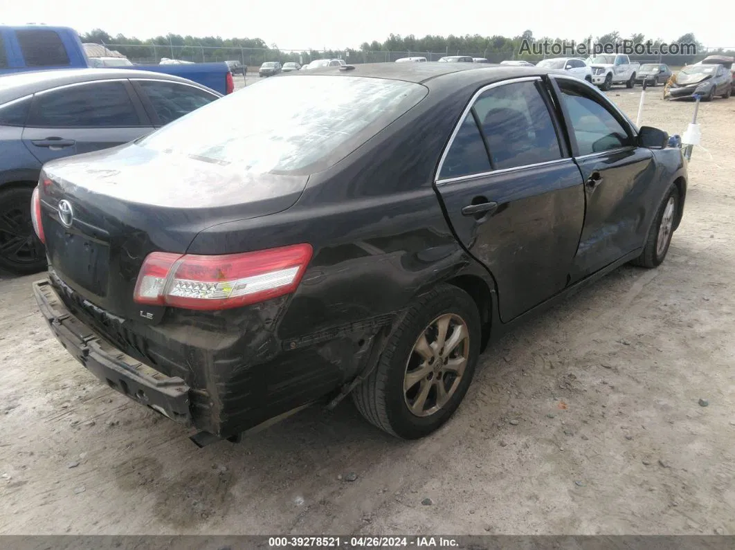 2011 Toyota Camry Le Черный vin: 4T4BF3EKXBR146213