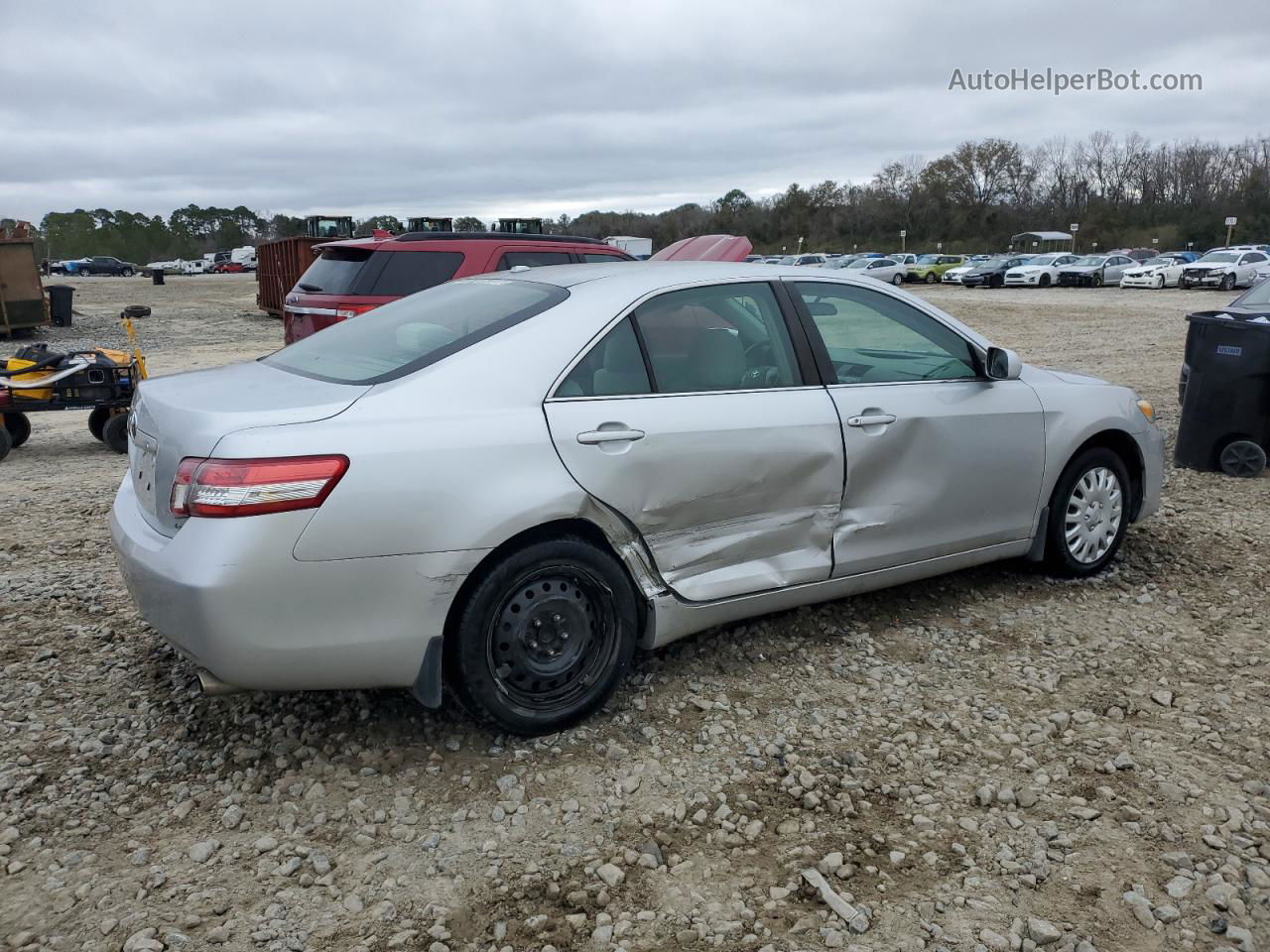 2011 Toyota Camry Base Silver vin: 4T4BF3EKXBR180586