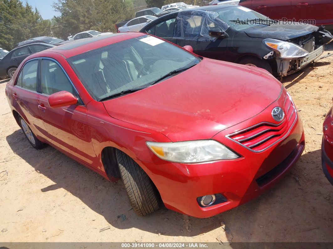 2011 Toyota Camry Xle Red vin: 4T4BF3EKXBR209648