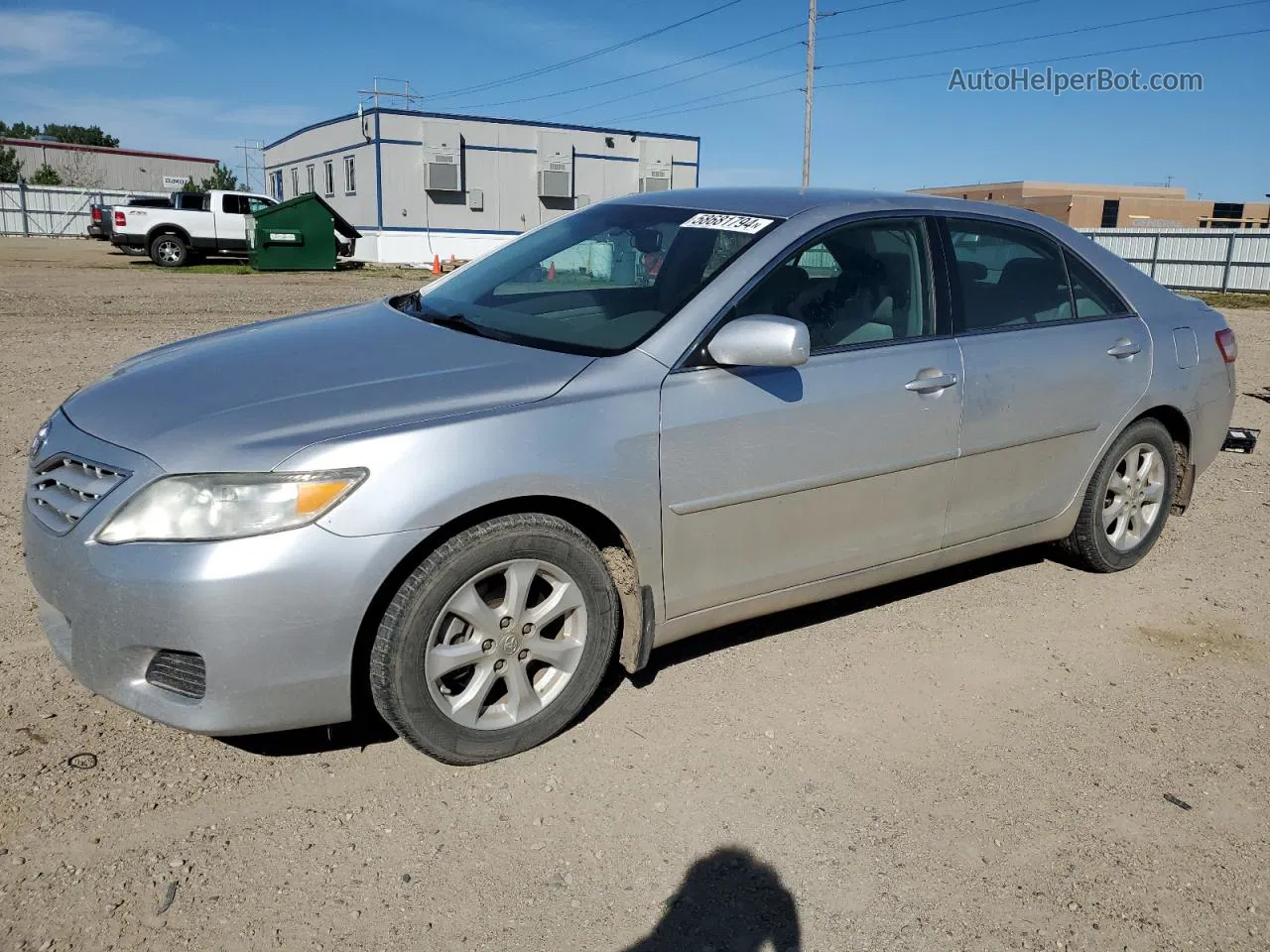 2011 Toyota Camry Base Silver vin: 4T4BF3EKXBR212291