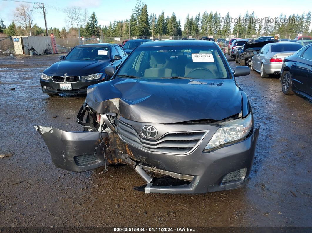 2011 Toyota Camry Le Gray vin: 4T4BF3EKXBR215319