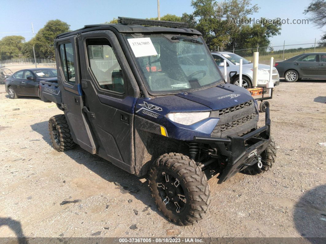 2021 Polaris Ranger Crew Xp 1000 Northstar Blue vin: 4XARSU998M8072671