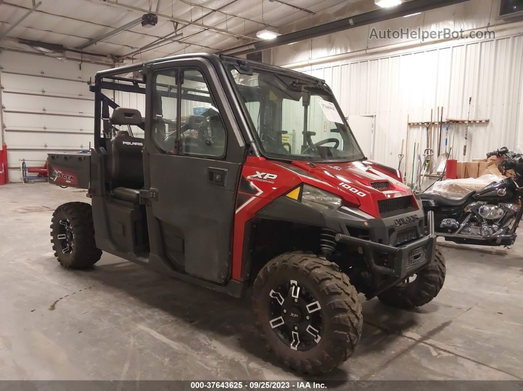 2018 Polaris Ranger Crew Xp 1000 Eps Red vin: 4XARVE990J8039298