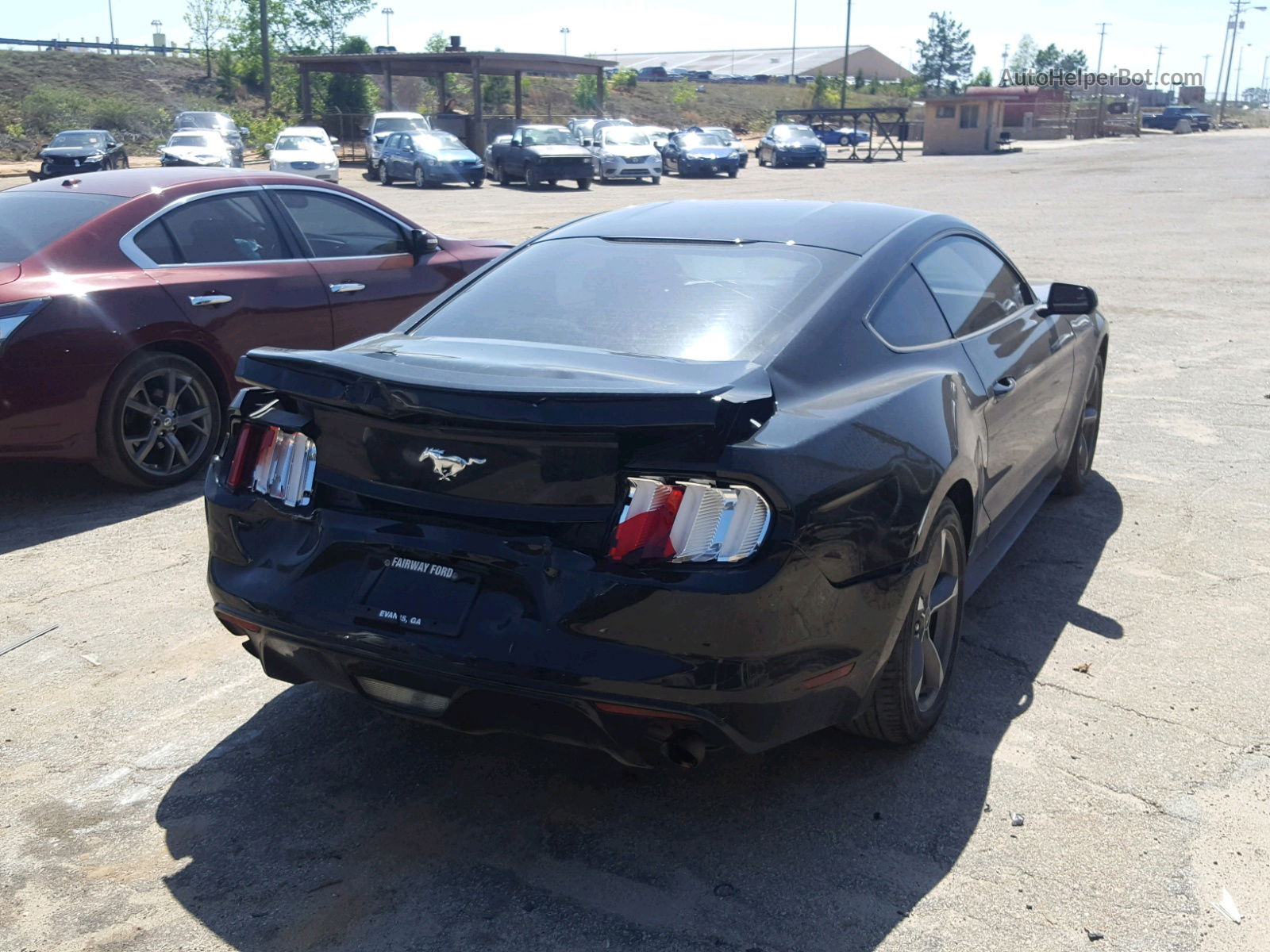 2015 Ford Mustang Black vin: 1FA6P8TH4F5387790