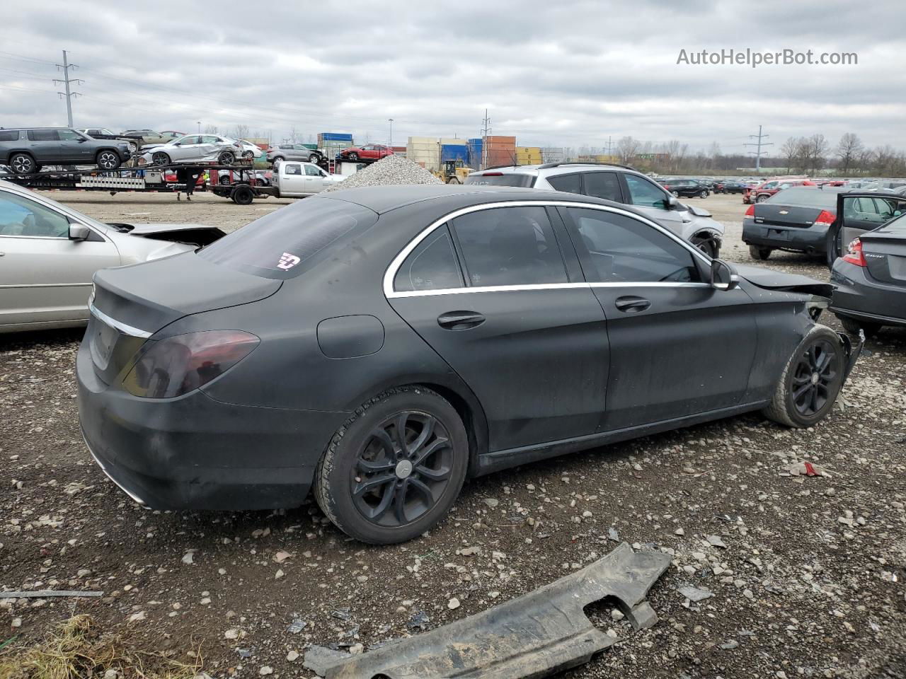 2015 Mercedes-benz C 300 Black vin: 55SWF4JB0FU057646