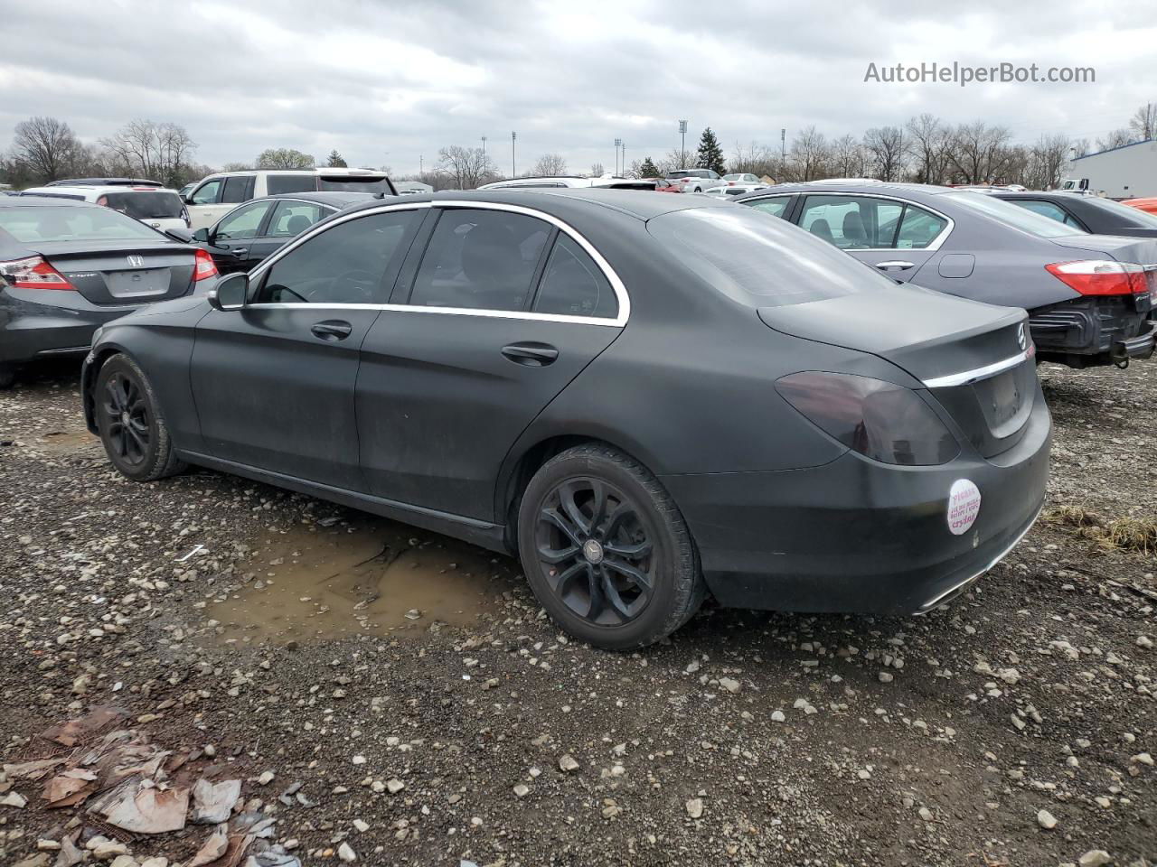 2015 Mercedes-benz C 300 Black vin: 55SWF4JB0FU057646