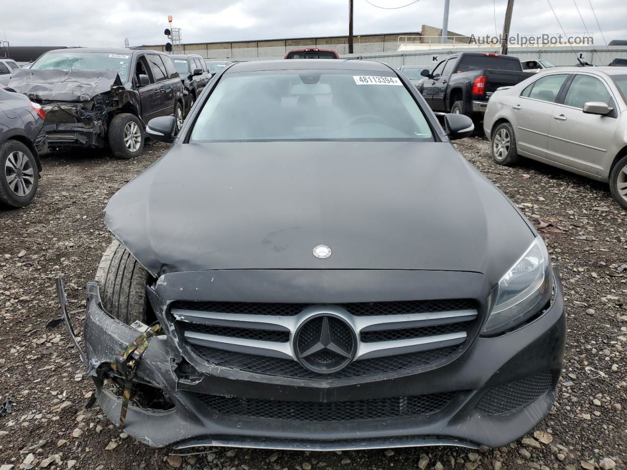 2015 Mercedes-benz C 300 Black vin: 55SWF4JB0FU057646