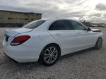 2015 Mercedes-benz C 300 White vin: 55SWF4JB0FU082918