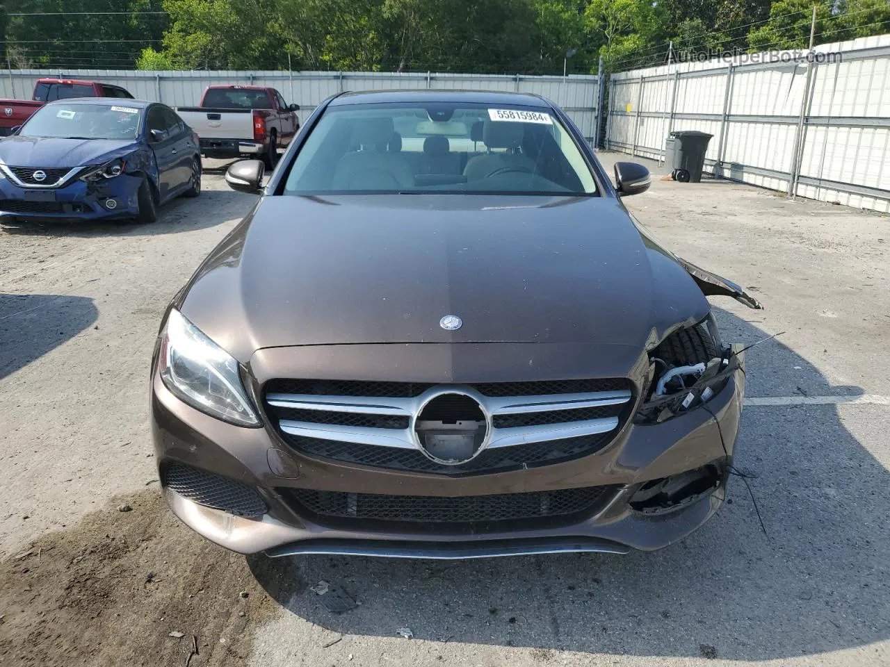 2015 Mercedes-benz C 300 Brown vin: 55SWF4JB1FU046171