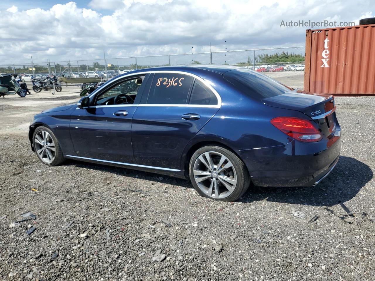 2015 Mercedes-benz C 300 Blue vin: 55SWF4JB1FU062838