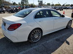 2015 Mercedes-benz C 300 White vin: 55SWF4JB1FU064475