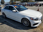 2015 Mercedes-benz C 300 Белый vin: 55SWF4JB1FU064475