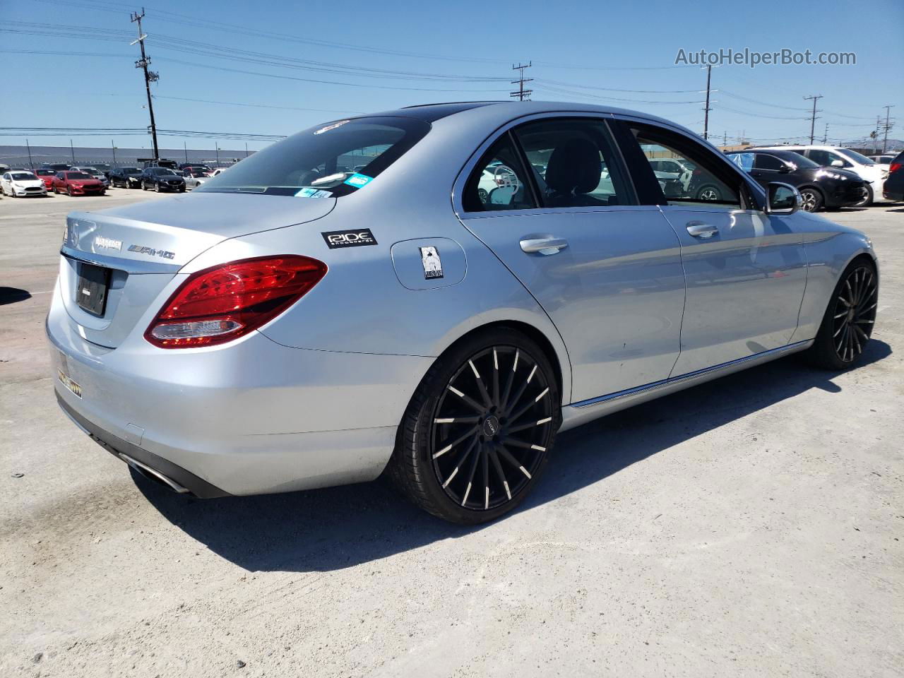 2015 Mercedes-benz C 300 Серебряный vin: 55SWF4JB2FU069135