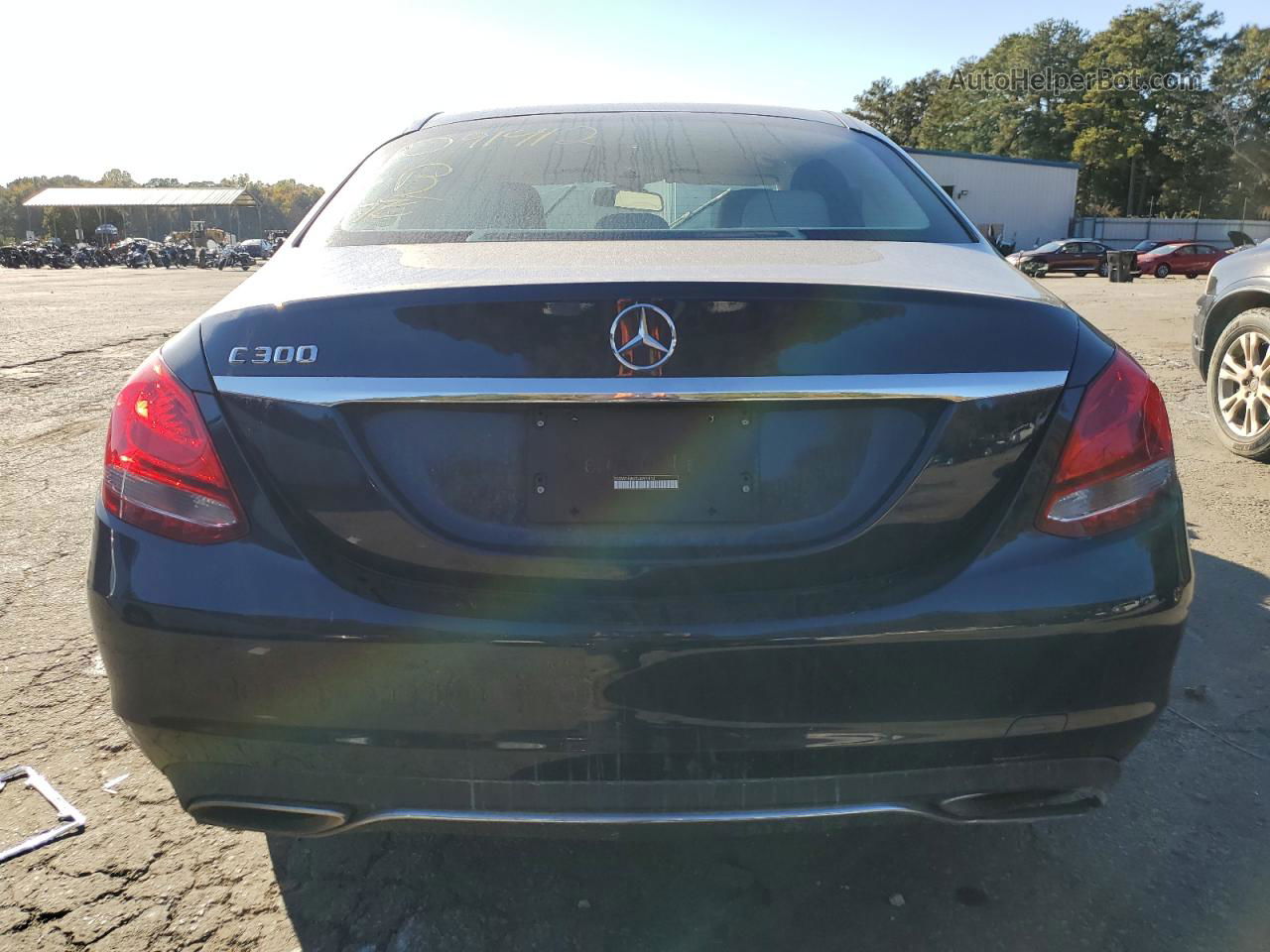 2015 Mercedes-benz C 300 Black vin: 55SWF4JB2FU091412