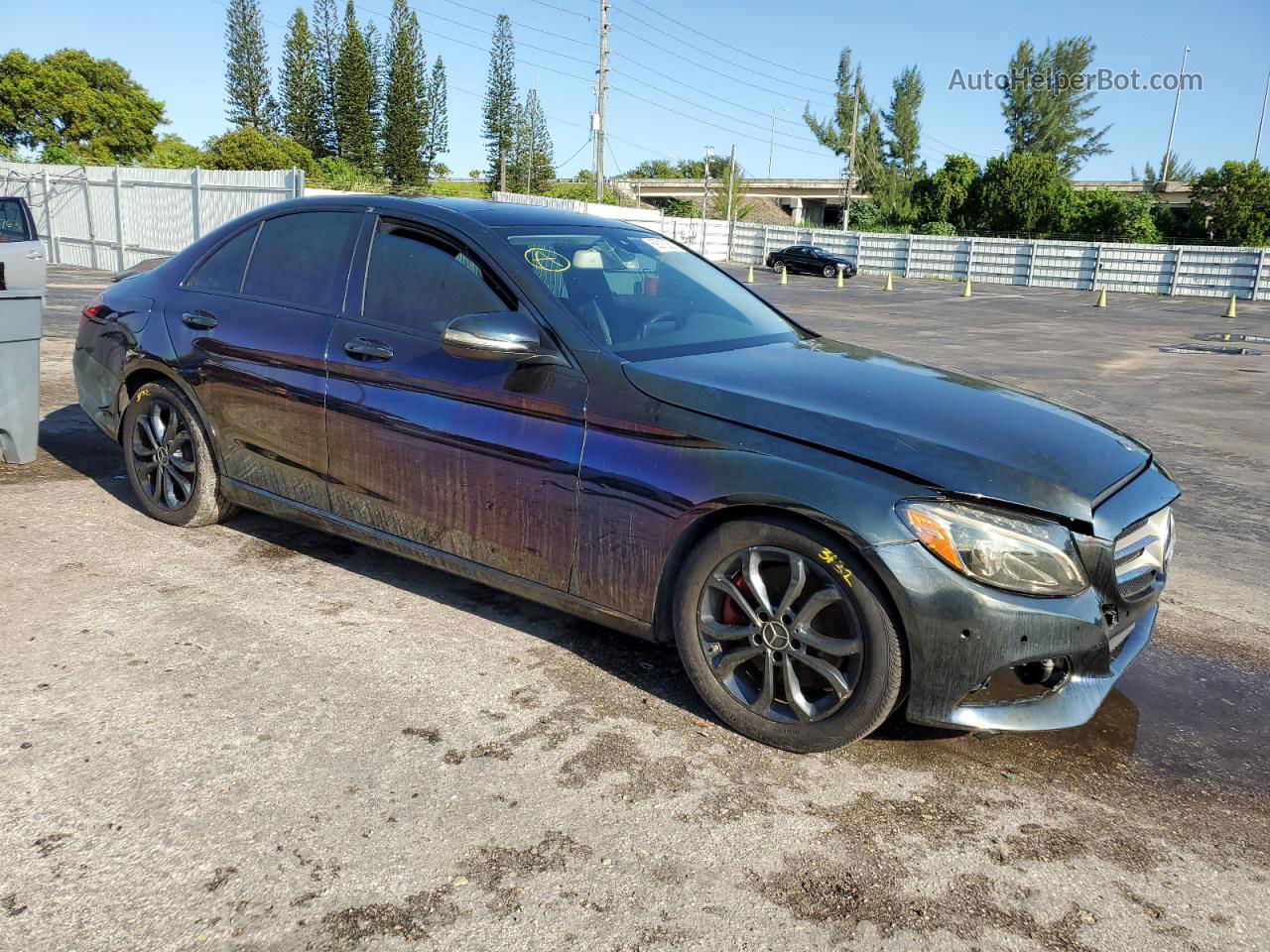 2015 Mercedes-benz C 300 Black vin: 55SWF4JB3FU067331