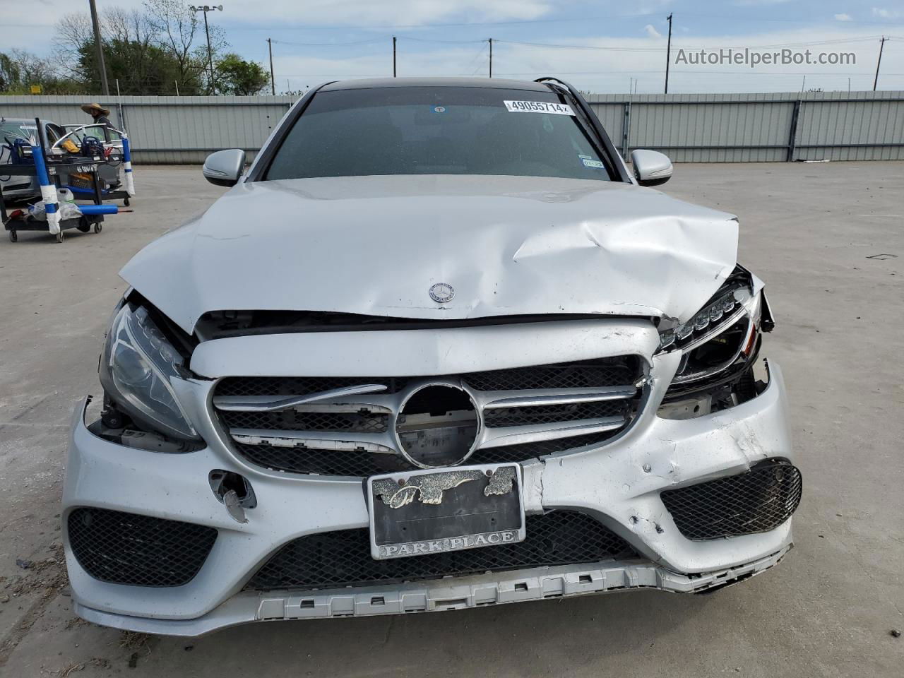 2015 Mercedes-benz C 300 Silver vin: 55SWF4JB3FU082251