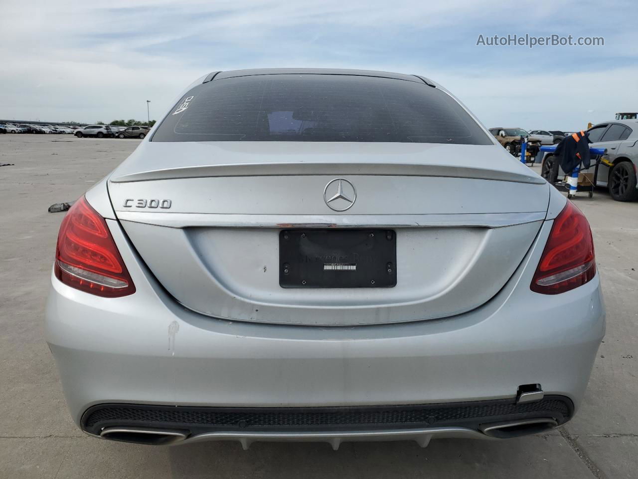 2015 Mercedes-benz C 300 Silver vin: 55SWF4JB3FU082251