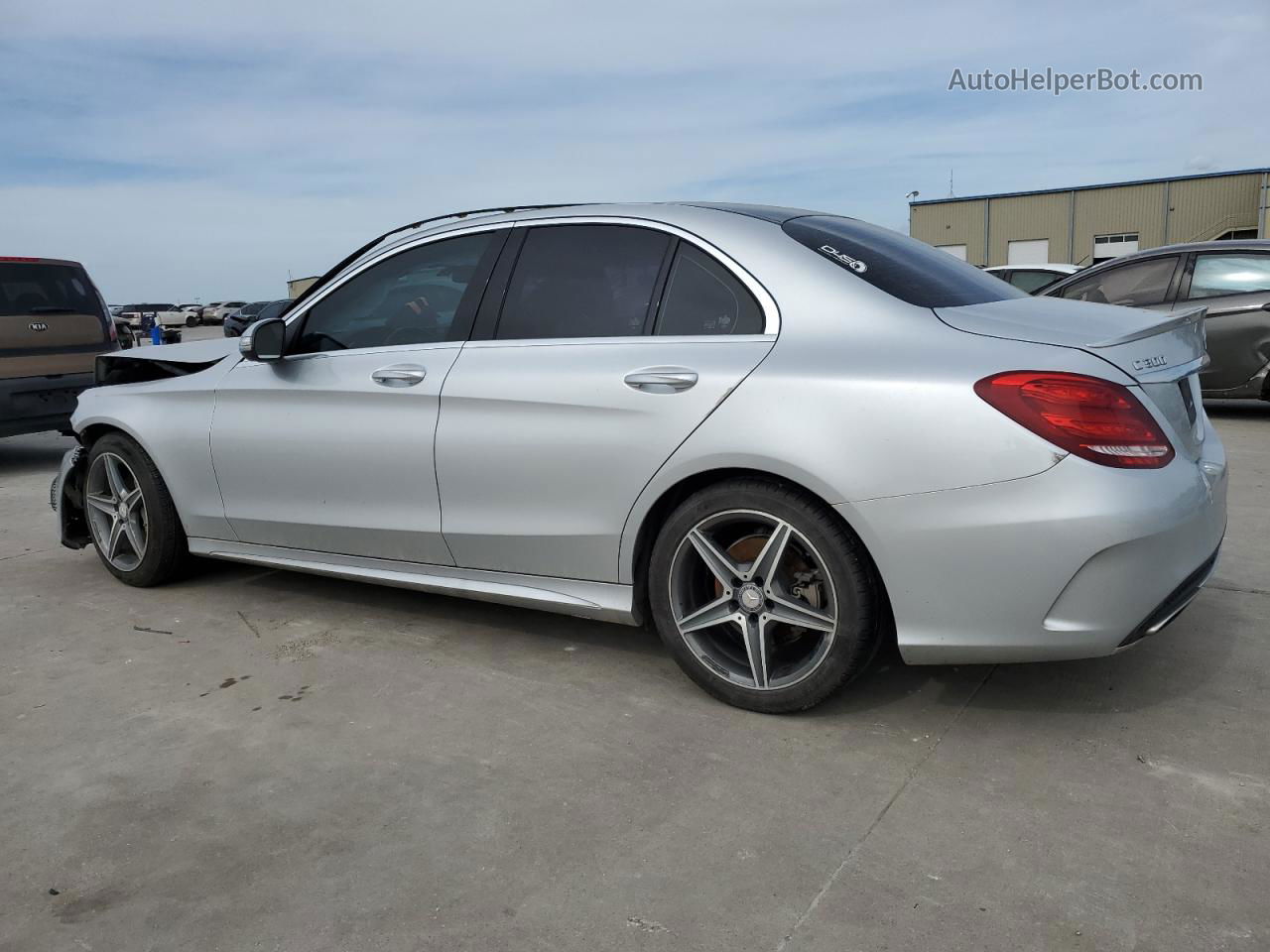 2015 Mercedes-benz C 300 Silver vin: 55SWF4JB3FU082251