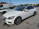 2015 Mercedes-benz C 300 Белый vin: 55SWF4JB3FU095744