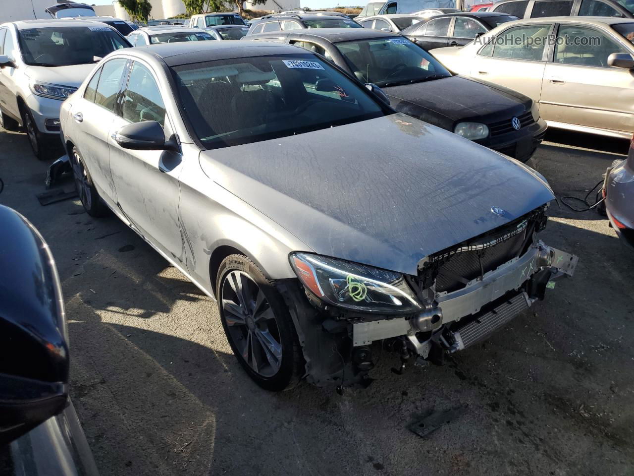 2015 Mercedes-benz C 300 Gray vin: 55SWF4JB4FU043359