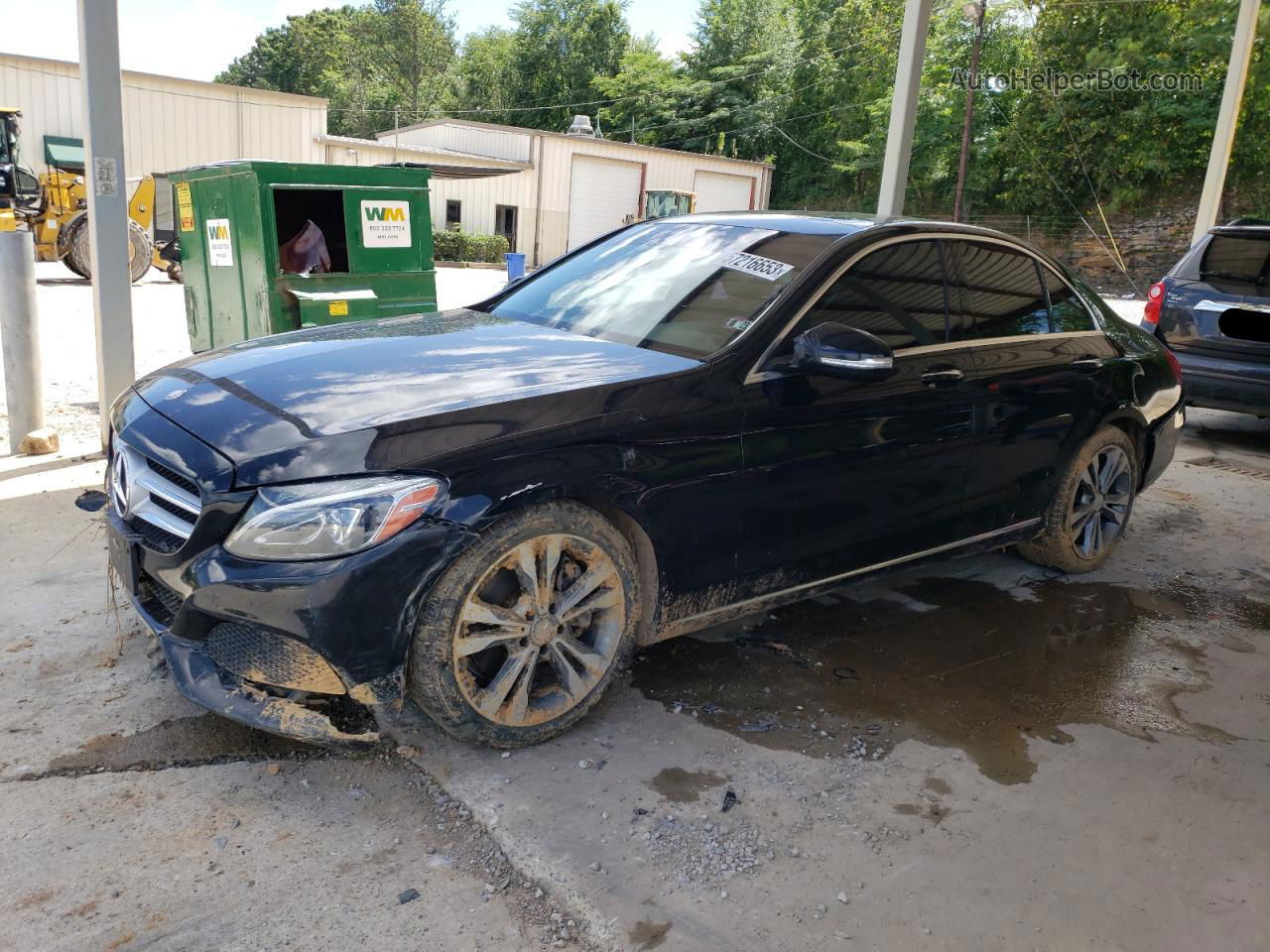 2015 Mercedes-benz C 300 Black vin: 55SWF4JB4FU071467