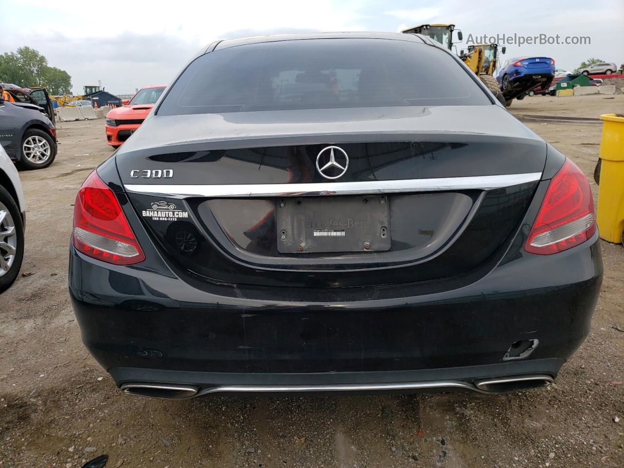 2015 Mercedes-benz C 300 Black vin: 55SWF4JB4FU072960